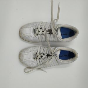 K-Swiss Classic Trainer Womens Size 6.5 White Athletic Comfort PReown